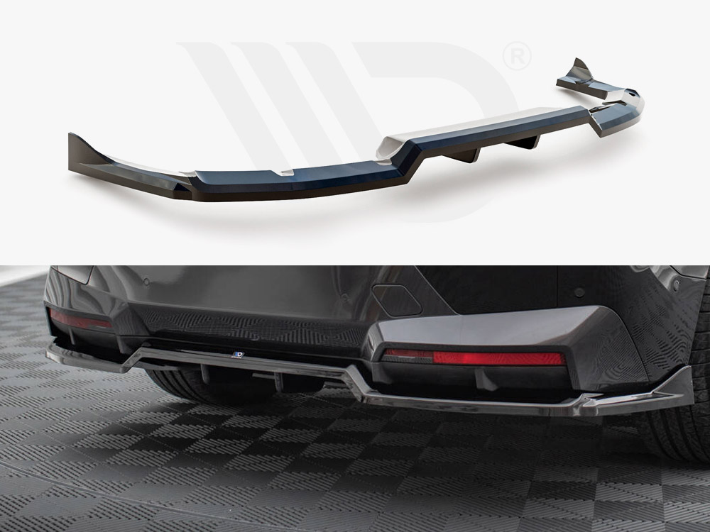 Central Rear Splitter (Vertical Bars) BMW iX M-Pack i20 - 1 