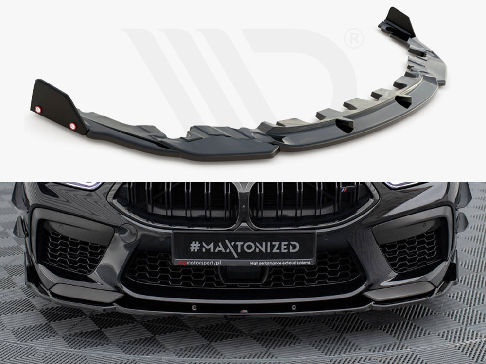 Front Splitter V.1 + Flaps BMW M8 Gran Coupe F93 / Coupe F92 - 1 