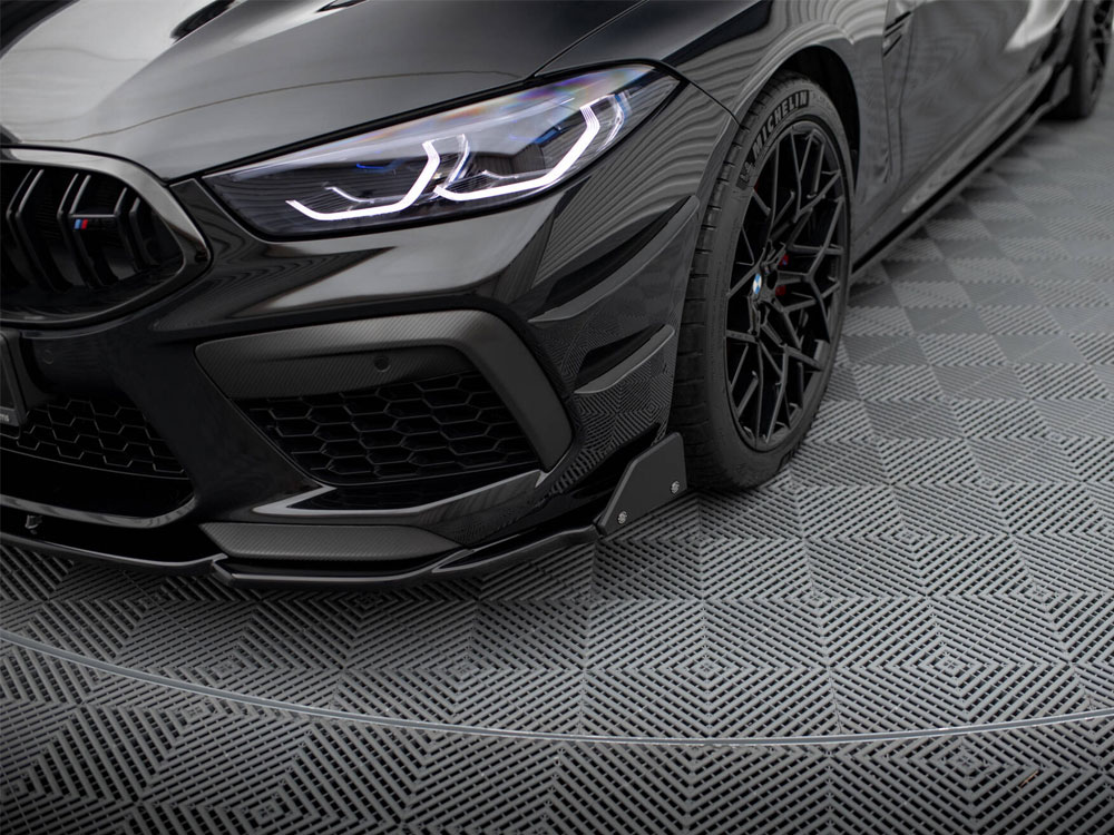 Front Splitter V.1 + Flaps BMW M8 Gran Coupe F93 / Coupe F92 - 5 