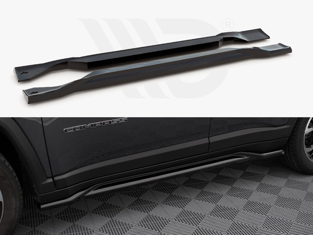 Side Skirts Diffusers Jeep Compass Limited Mk2 Facelift - 1 