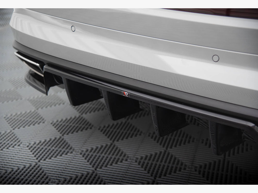 Central Rear Splitter (Vertical Bars) Skoda Kodiaq RS Mk1 Facelift - 4 