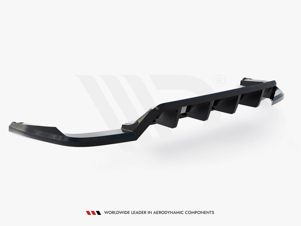 Central Rear Splitter (Vertical Bars) Skoda Kodiaq RS Mk1 Facelift - 7 