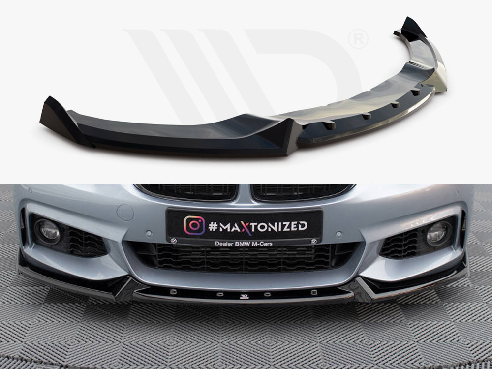 Front Splitter V.4 BMW 4 Coupe / Gran Coupe / Cabrio M-Pack F32 / F36 / F33 - 1 