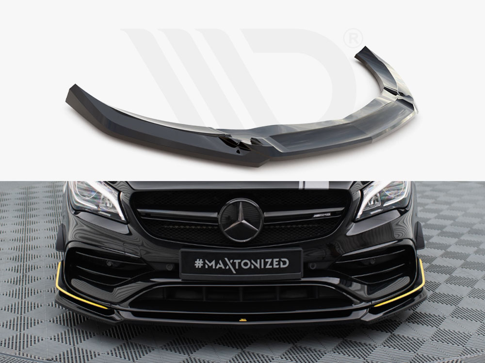 Front Splitter V.4 Mercedes-AMG CLA 45 Aero C117 Facelift - 1 