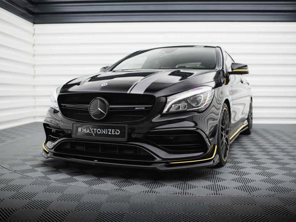 Front Splitter V.4 Mercedes-AMG CLA 45 Aero C117 Facelift - 2 