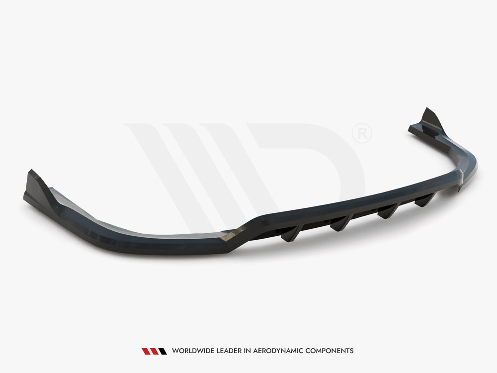 Central Rear Splitter (Vertical Bars) V.2 BMW X5 M-Pack G05 Facelift - 6 