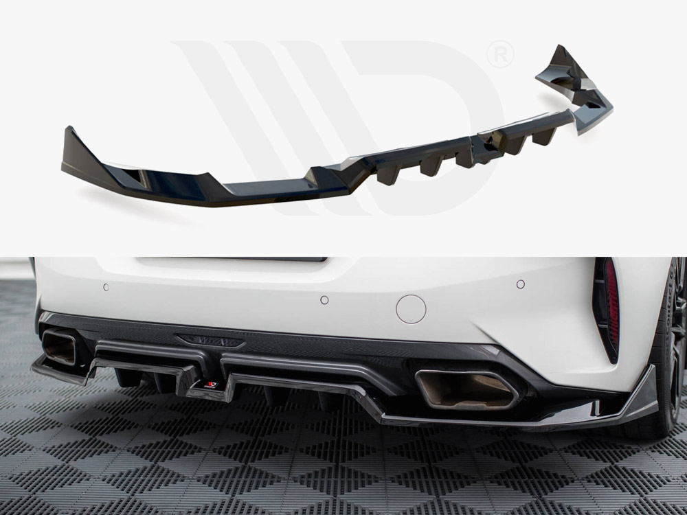 Central Rear Splitter (Vertical Bars) BMW Z4 M40i G29 - 1 