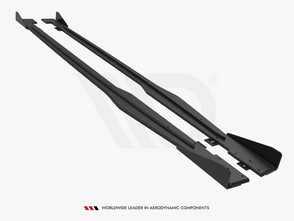 Street PRO Side Skirts Diffusers + Flaps Audi TT S / S-Line 8S - 6 