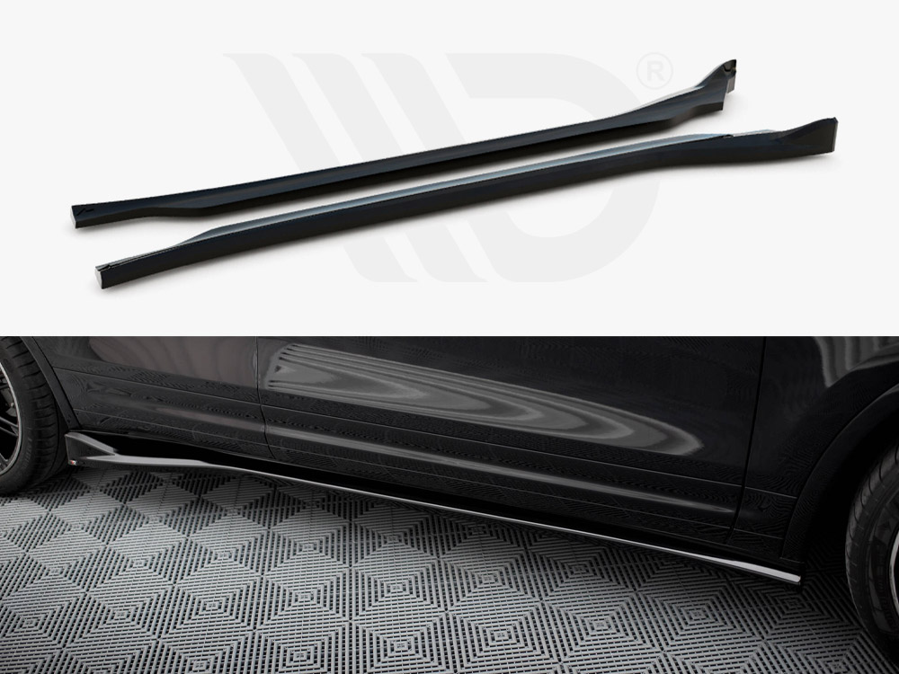 Side Skirts Diffusers Porsche Cayenne Mk2 Facelift - 1 