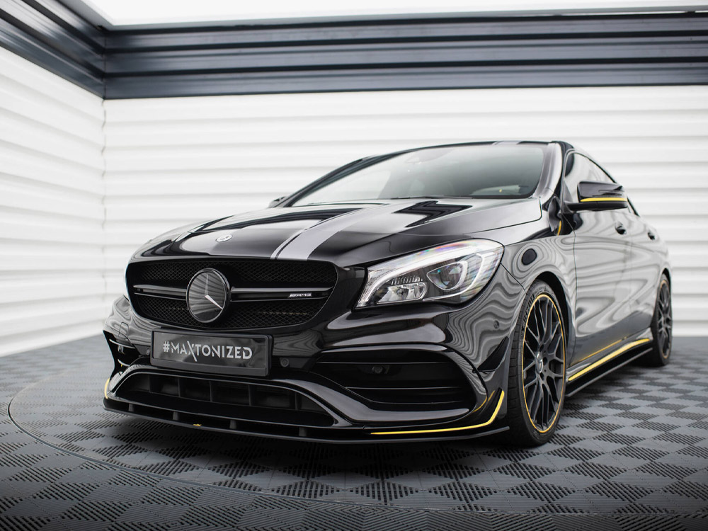 Street PRO Front Splitter Mercedes-AMG CLA 45 Aero C117 Facelift - 3 