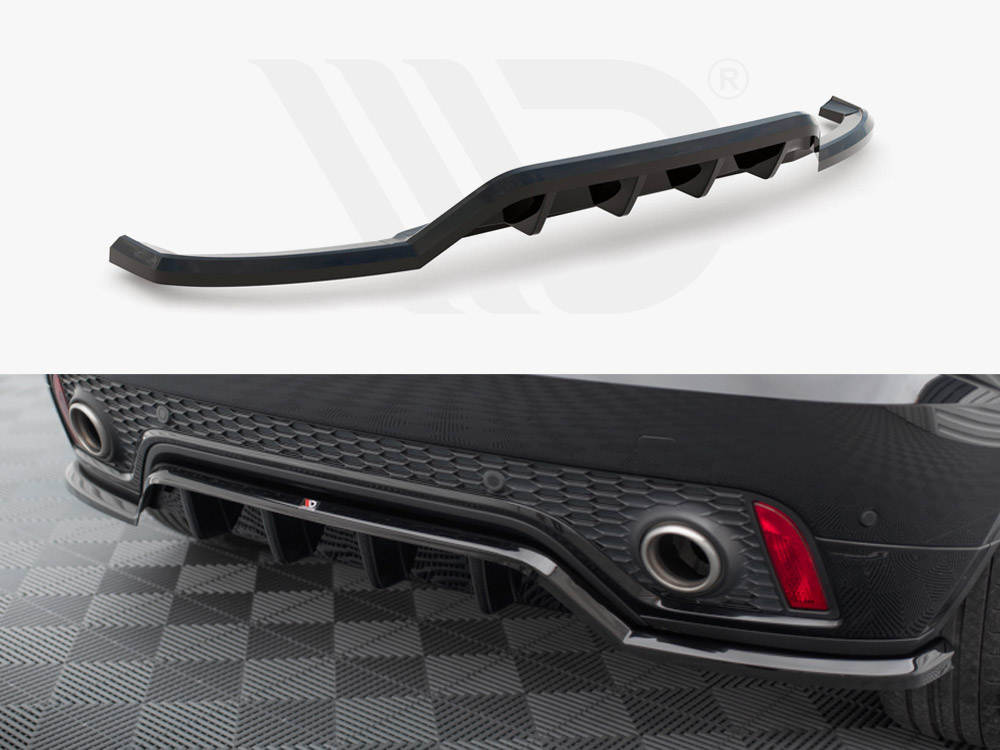 Central Rear Splitter (Vertical Bars) Jaguar E-Pace R-Dynamic Mk1 - 1 