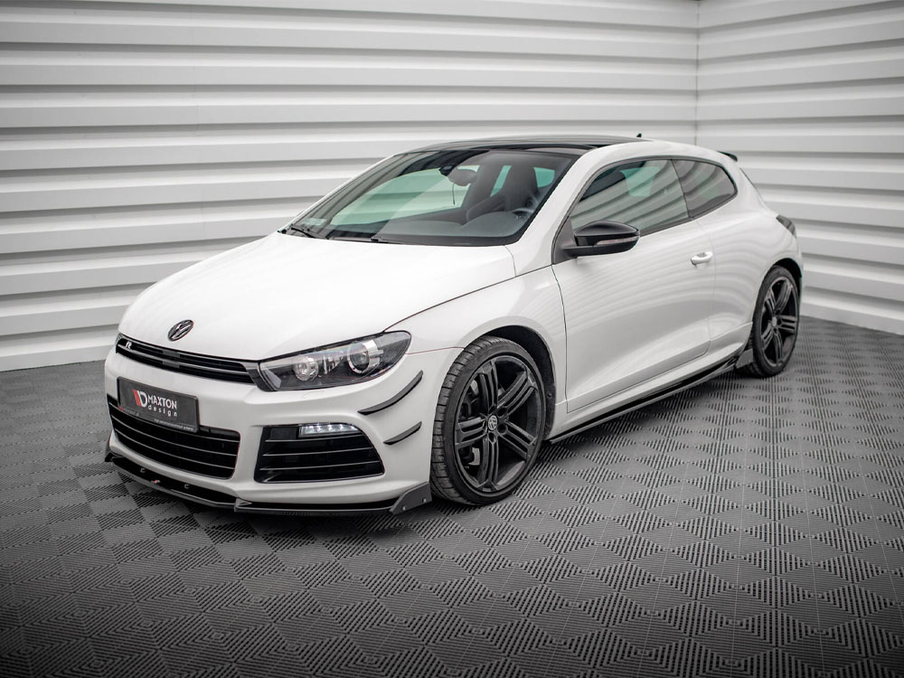 Side Skirts Diffusers V.2 + Flaps Volkswagen Scirocco R Mk3 - 2 