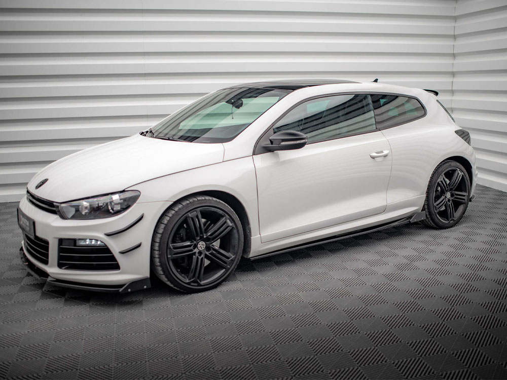 Side Skirts Diffusers V.2 + Flaps Volkswagen Scirocco R Mk3 - 3 