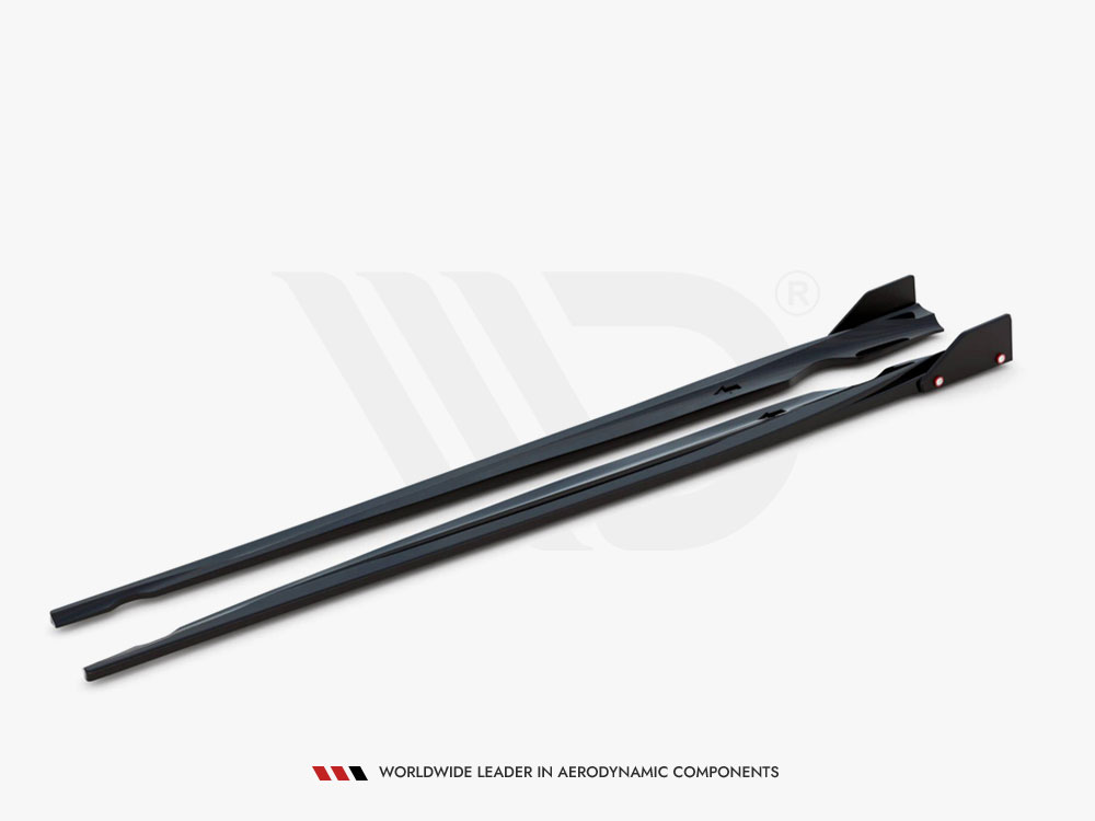 Side Skirts Diffusers V.2 + Flaps Volkswagen Scirocco R Mk3 - 7 