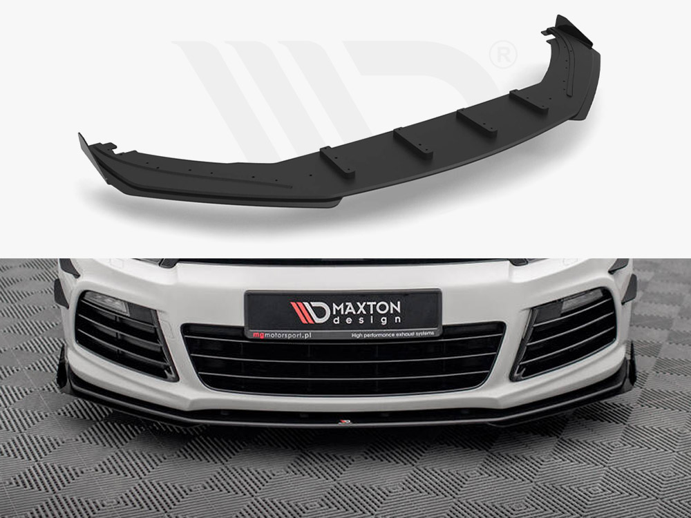 Street PRO Front Splitter + Flaps Volkswagen Scirocco R Mk3 - 1 