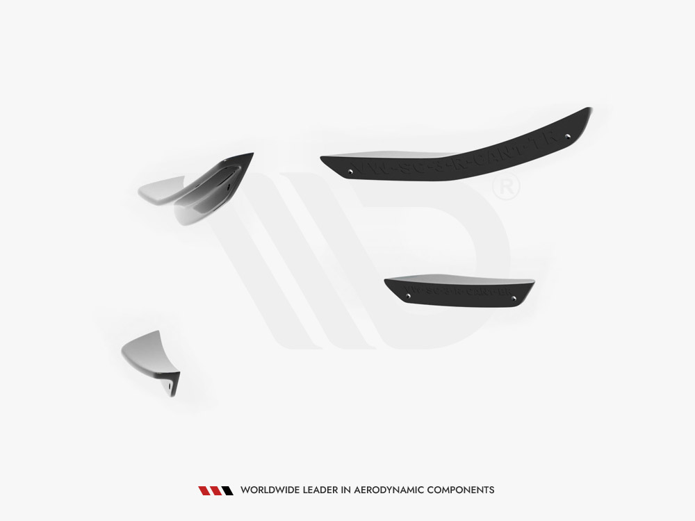 Front Bumper Wings (Canards) Volkswagen Scirocco R Mk3 - 9 