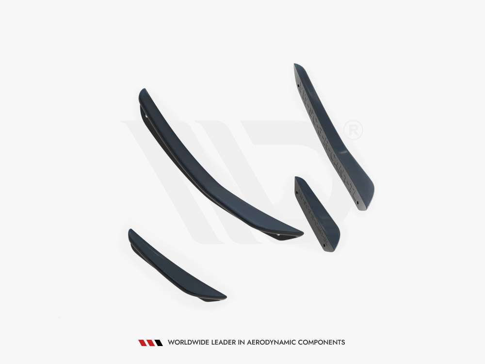 Front Bumper Wings (Canards) Volkswagen Scirocco R Mk3 - 10 