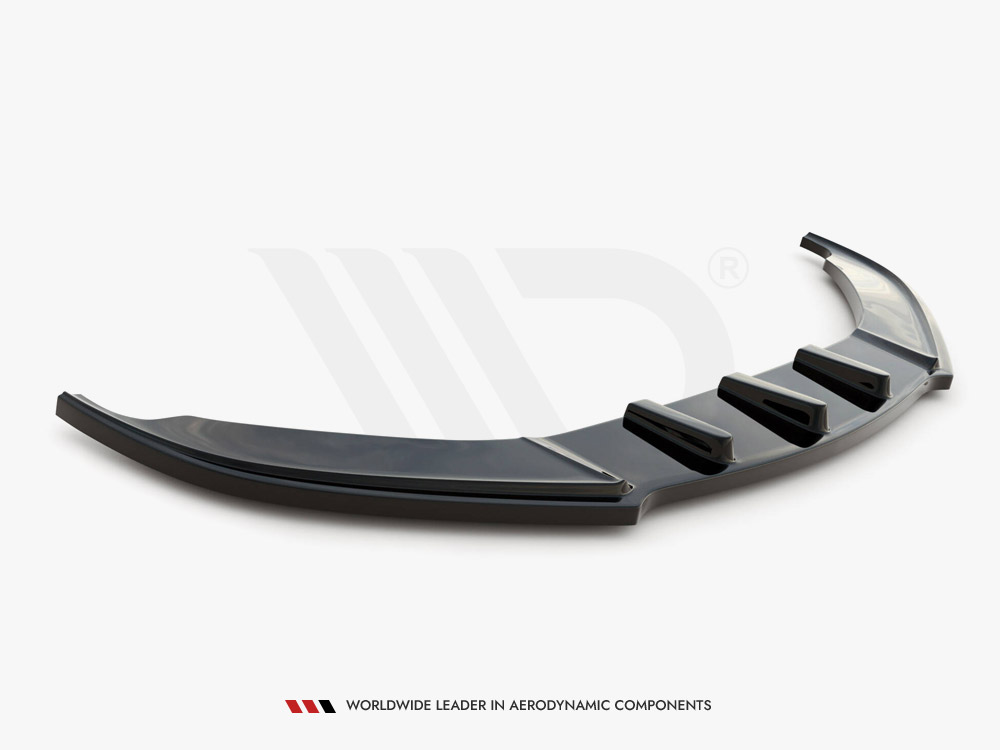 Front Splitter V.1 Volkswagen Scirocco R Mk3 - Carbon Look - 5 