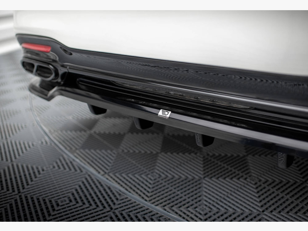 Rear Splitter (Vertical Bars) Mercedes-Benz S AMG-Line W222 Facelift - 4 