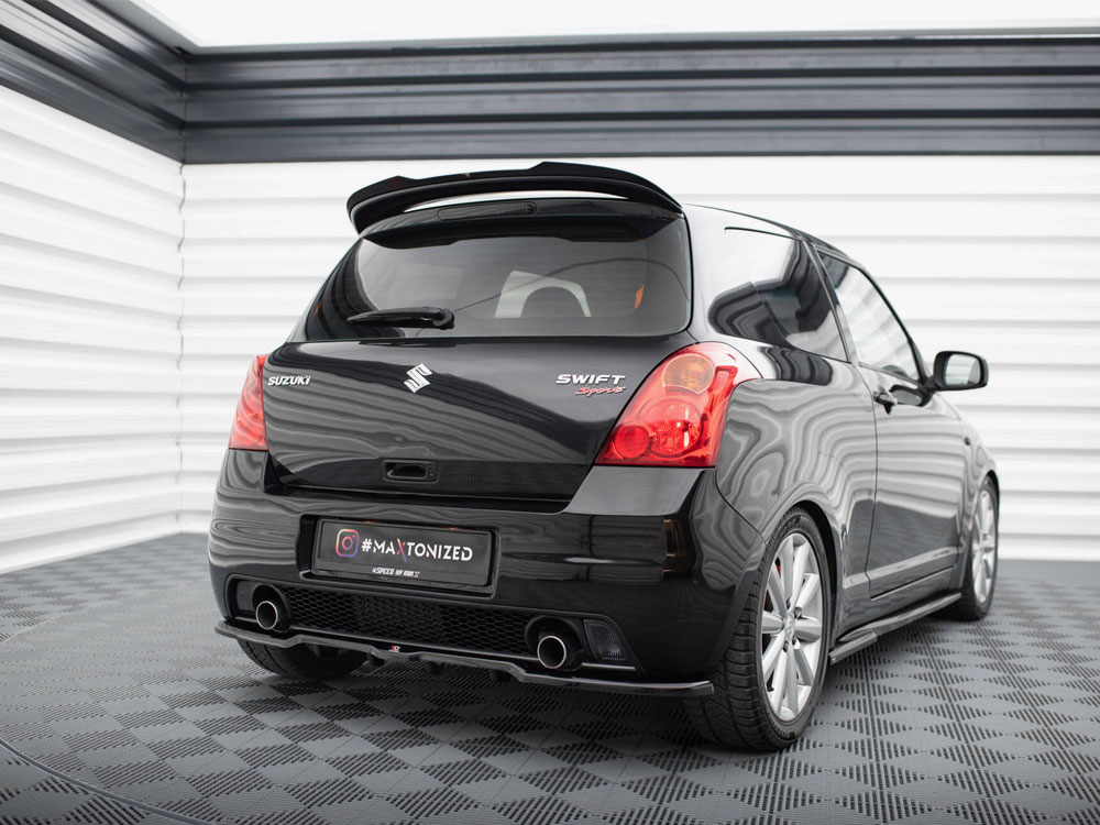 Rear Splitter (Vertical Bars) Suzuki Swift Sport Mk4 - 2 