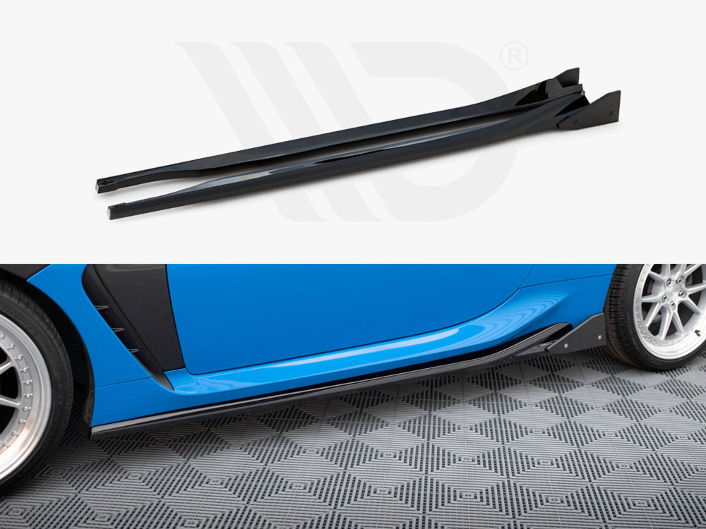 Side Skirts Diffusers V.1 + Flaps Toyota GR86 Mk1 - 1 