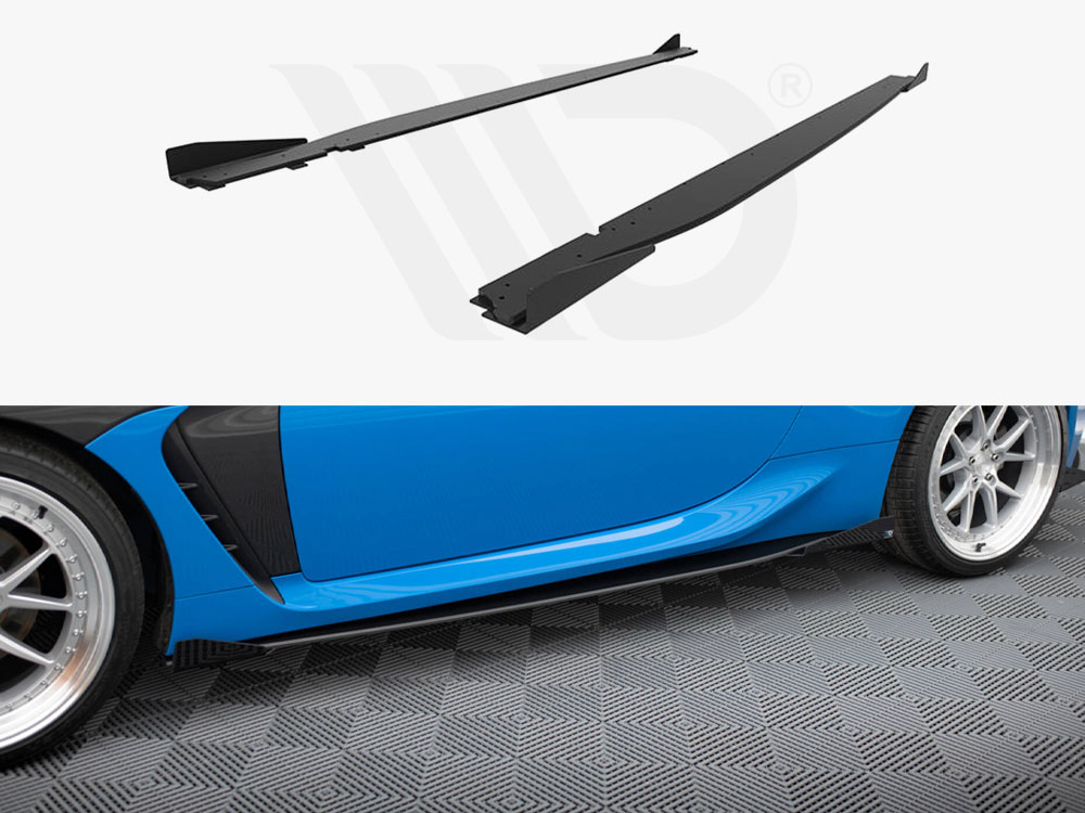 Street PRO Side Skirts Diffusers V.1 + Flaps Toyota GR86 Mk1 - 1 