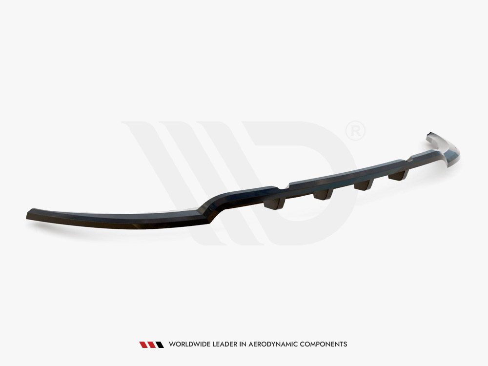 Central Rear Splitter (Vertical Bars) Renault Megane GT Mk3 Facelift - 5 