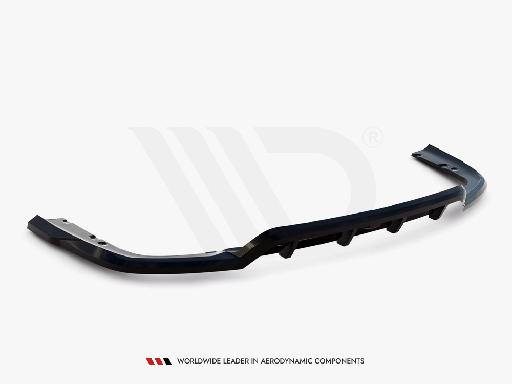 Central Rear Splitter (Vertical Bars) V.1 BMW X6 M-Pack G06 Facelift - 5 