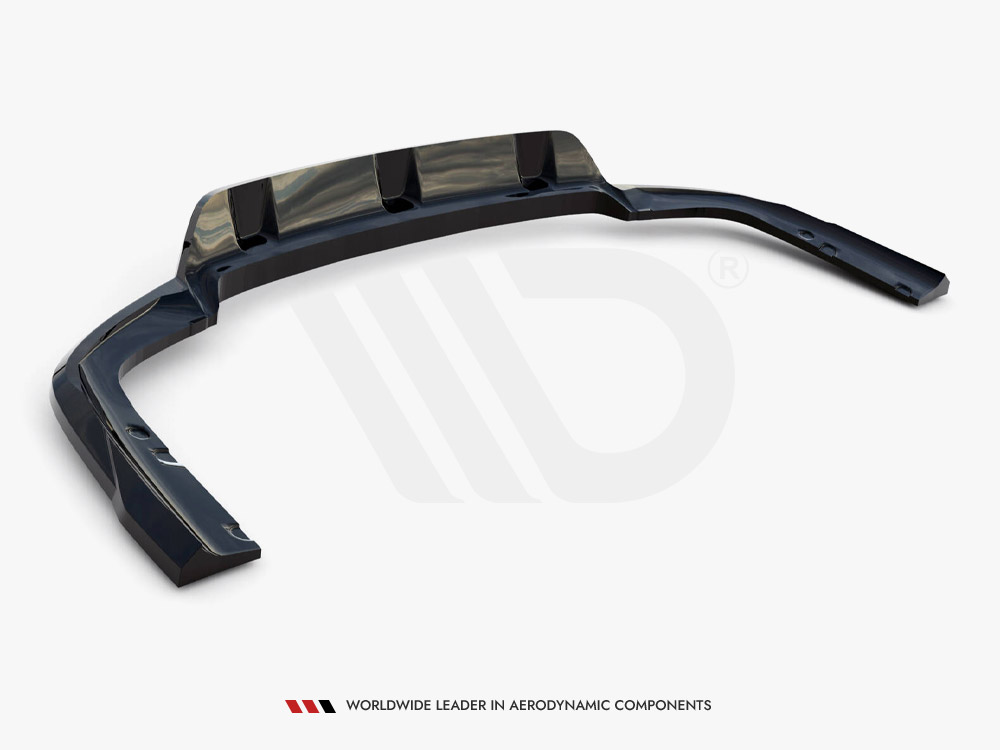 Central Rear Splitter (Vertical Bars) V.1 BMW X6 M-Pack G06 Facelift - 6 