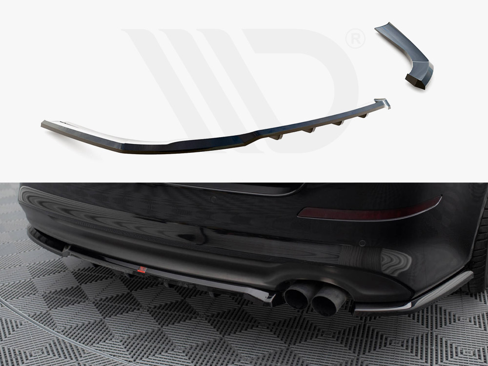 Central Rear Splitter (Vertical Bars) Kia Optima Mk3 - 1 