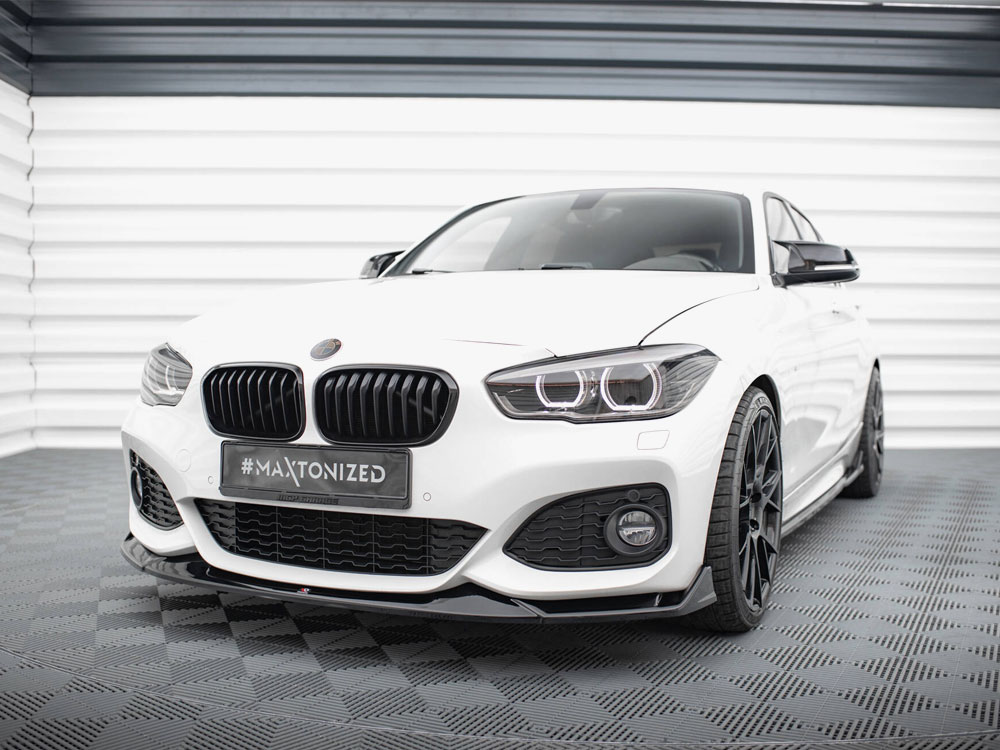 Front Splitter V.4 CSL Look BMW 1 M-Pack / M140i F20 Facelift - 3 