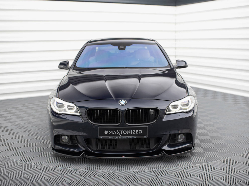 Front Splitter V.3 BMW 5 F10/F11 M-Sport - Textured - 3 