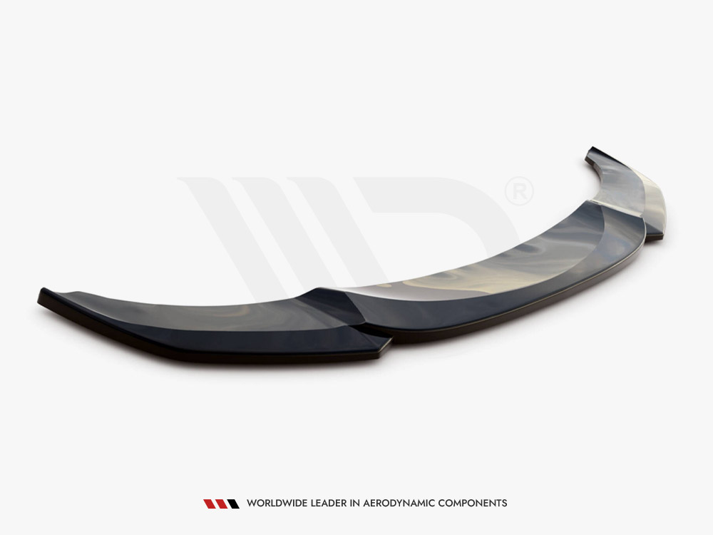 Front Splitter V.4 BMW 5 F10/F11 M-Sport - Textured - 5 