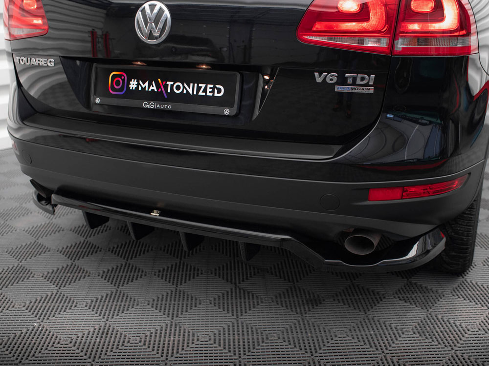 Reduced - Central Rear Splitter (Vertical Bars) Volkswagen Touareg Mk2 - 3 