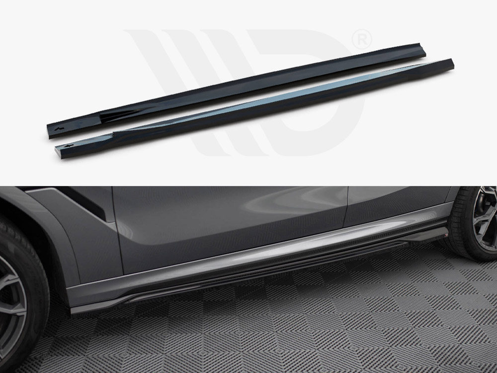 Side Skirts Diffusers V.1 BMW X6 M-Pack G06 Facelift - 1 