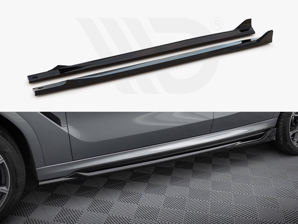 Side Skirts Diffusers V.2 BMW X6 M-Pack G06 Facelift - 1 