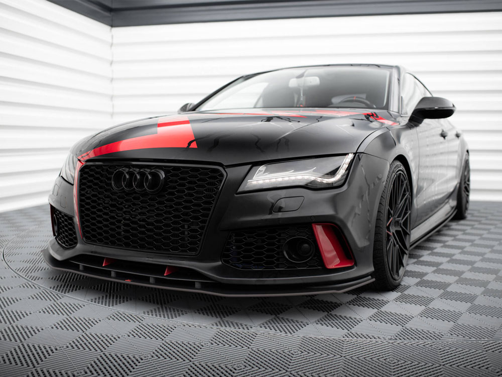 Street PRO Front Splitter Audi A7 RS7 Look C7 - 2 