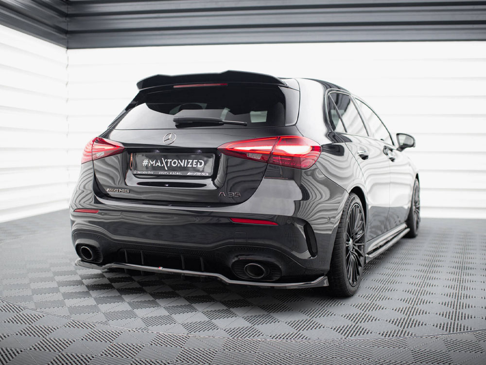 Central Rear Splitter (Vertical Bars) Mercedes-AMG A35 Hatchback W177 - 2 