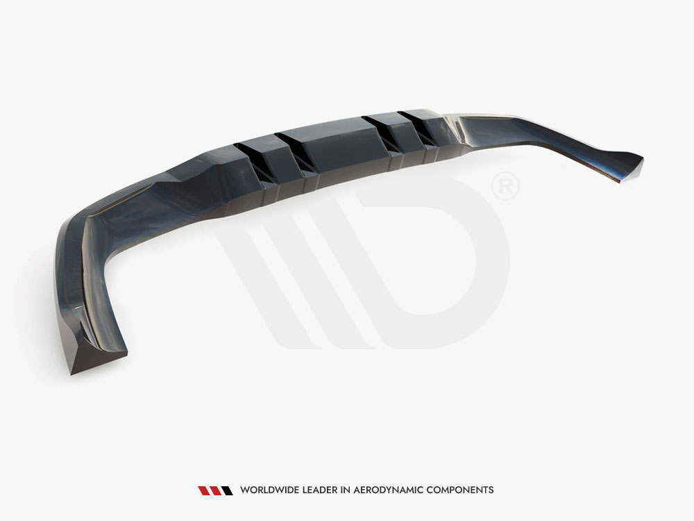 Central Rear Splitter (Vertical Bars) Mercedes-AMG A35 Hatchback W177 - 6 