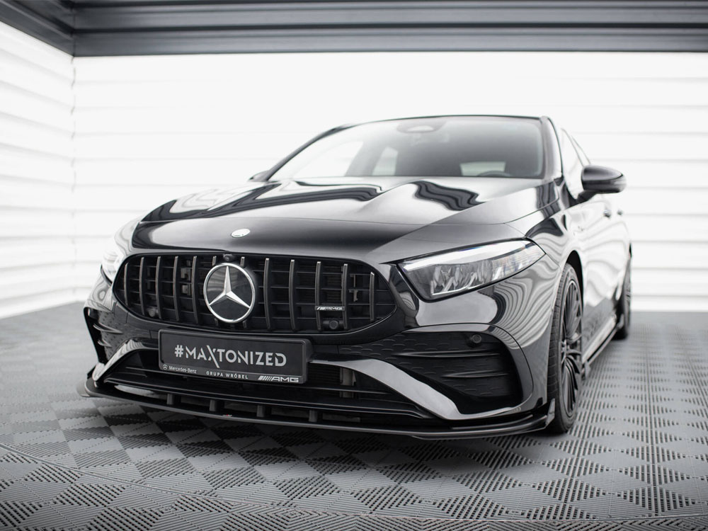 Street PRO Front Splitter + Flaps Mercedes-AMG A35 W177 Facelift - 2 