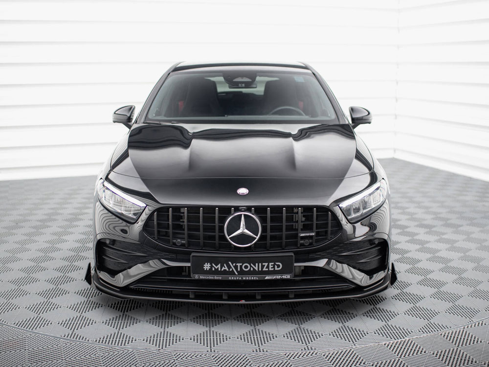 Street PRO Front Splitter + Flaps Mercedes-AMG A35 W177 Facelift - 3 