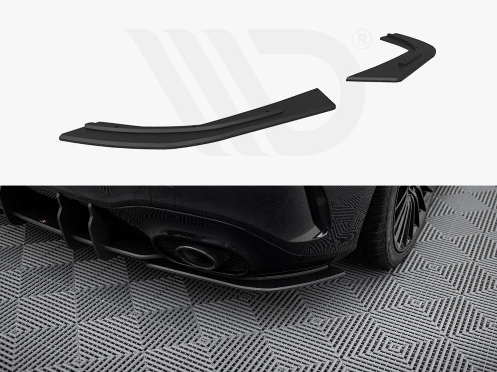 Street Pro Rear Side Splitters Mercedes-AMG A35 Hatchback W177 - 1 