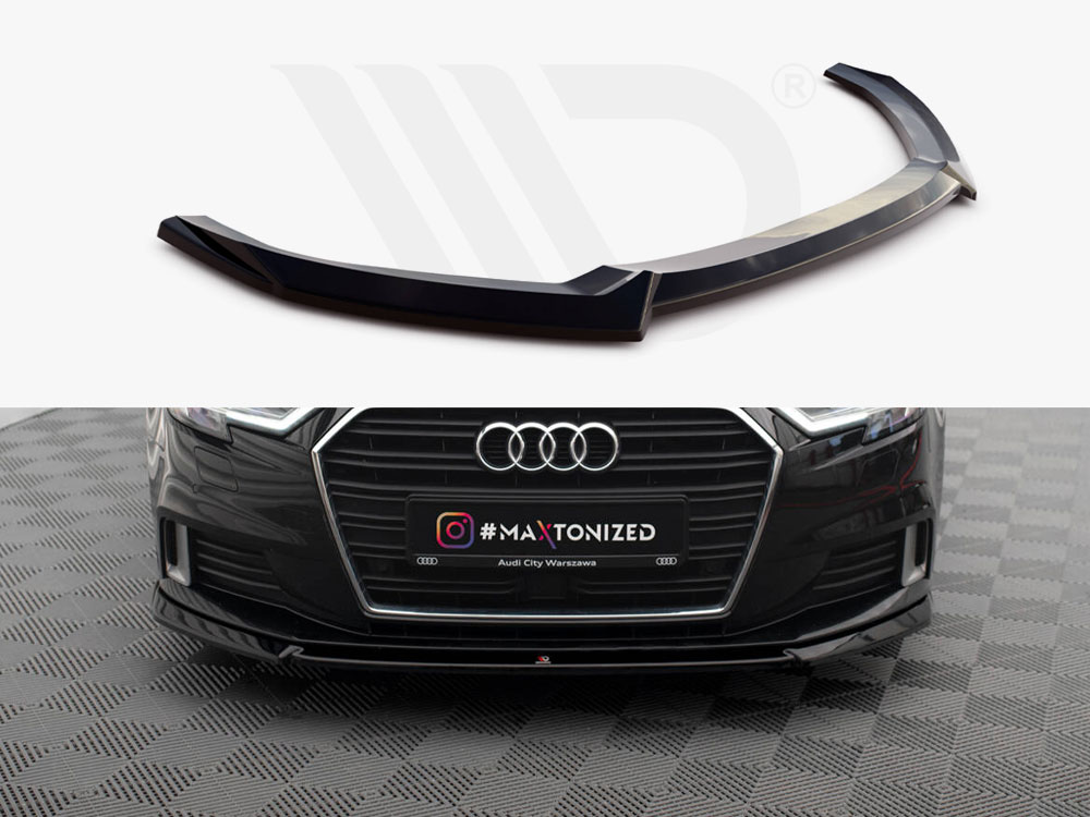 Front Splitter V.2 Audi A3 Sportback 8V Facelift - 1 