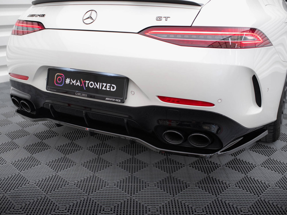 Rear Splitter (Vertical Bars) Mercedes-AMG GT 43 4 Door Coupe V8 Styling Package - 3 