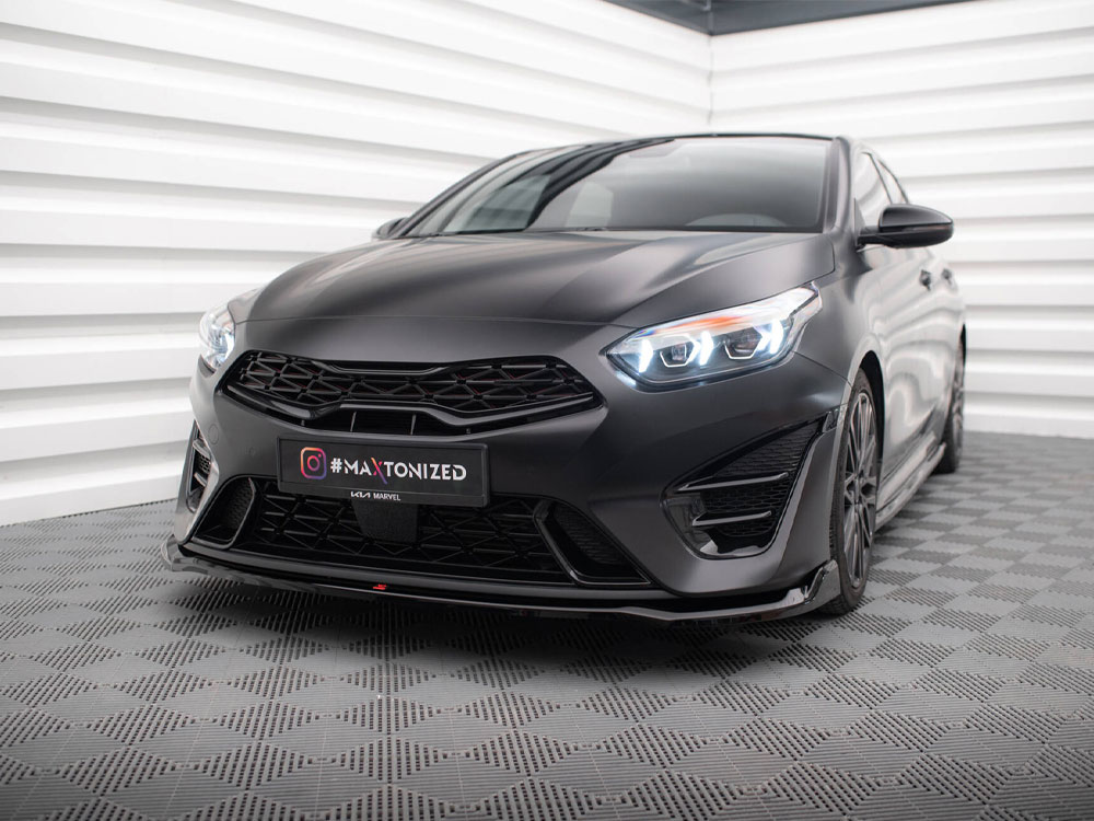 Front Splitter V.1 Kia Proceed GT Mk3 Facelift / Ceed GT / GT - Line Mk1 Facelift - 2 