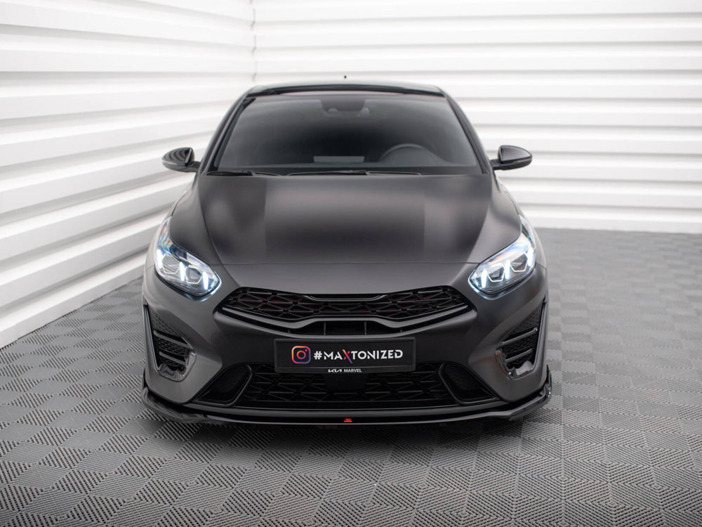 Front Splitter V.1 Kia Proceed GT Mk3 Facelift / Ceed GT / GT - Line Mk1 Facelift - 3 