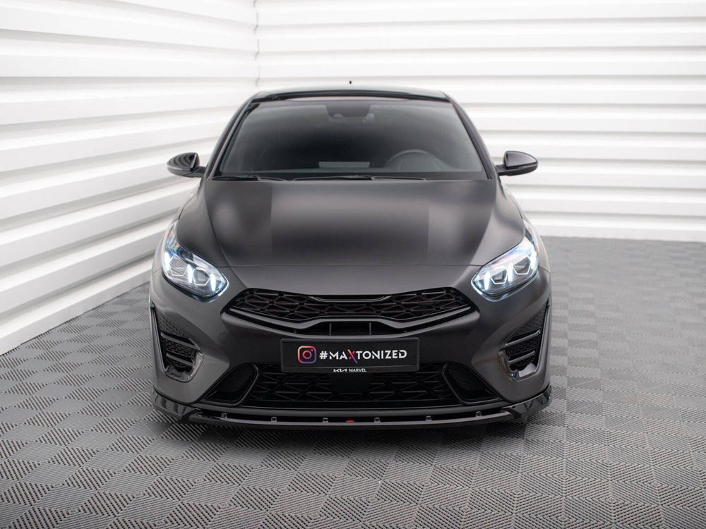 Front Splitter V.2 Kia Proceed GT Mk3 Facelift / Ceed GT / GT - Line Mk1 Facelift - 3 