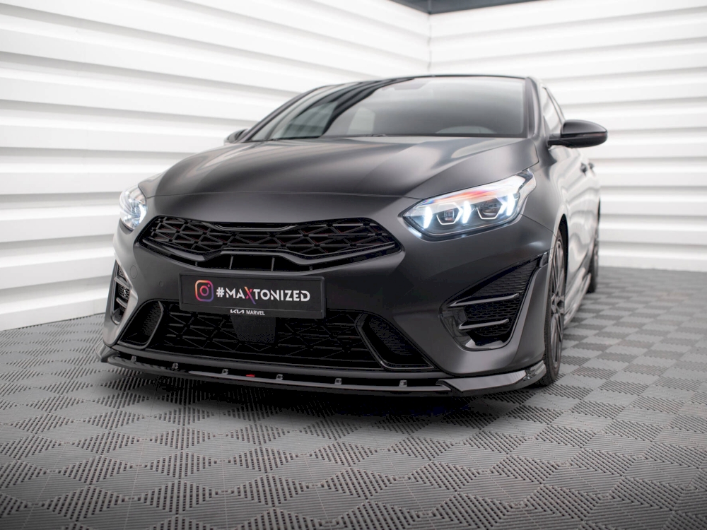 Front Splitter V.2 Kia Proceed GT Mk3 Facelift / Ceed GT / GT - Line Mk1 Facelift - 2 