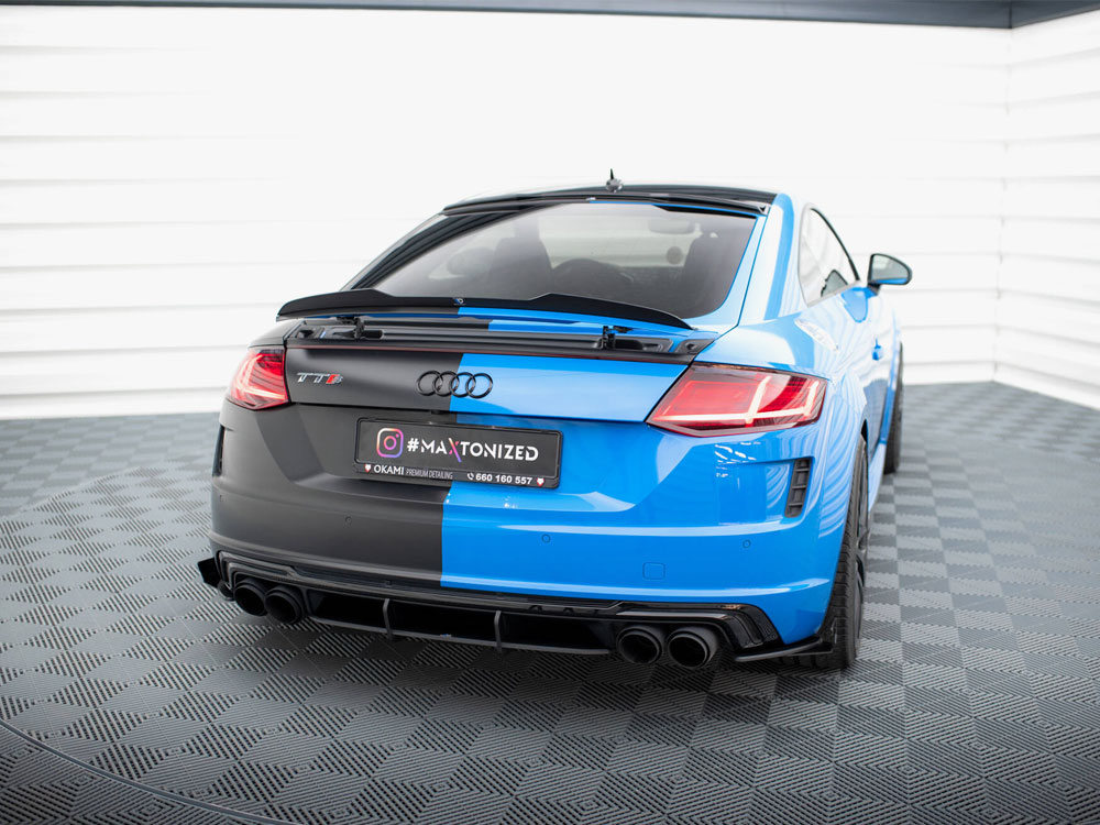 Street Pro Rear Side Splitters + Flaps Audi TT S 8S Facelift - 3 