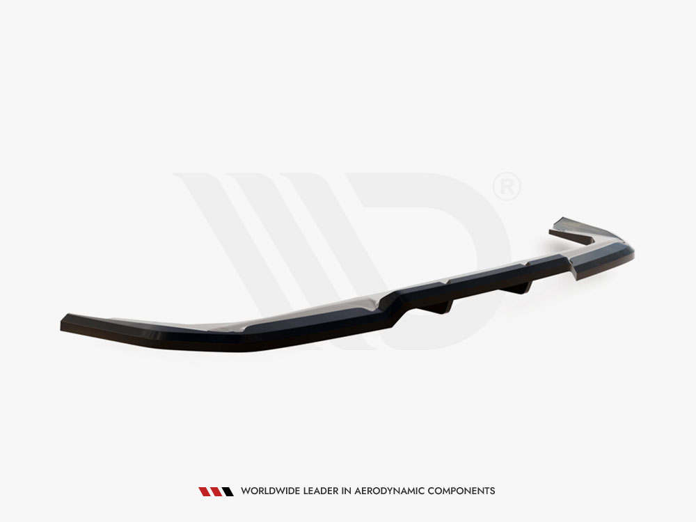 Central Rear Splitter (Vertical Bars) BMW X1 M-Pack U11 - 7 